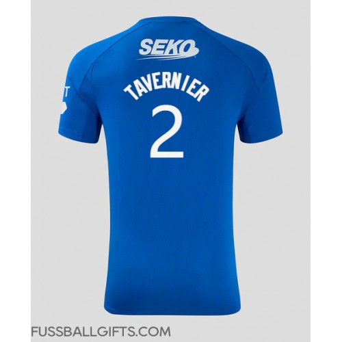 Rangers James Tavernier #2 Fußballbekleidung Heimtrikot 2024-25 Kurzarm